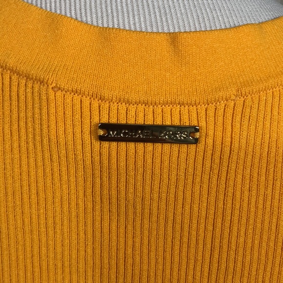 Michael Kors Ultra Stretch Dressy Tank Top in Taxi Cab Yellow Size Large - Picture 5 of 8